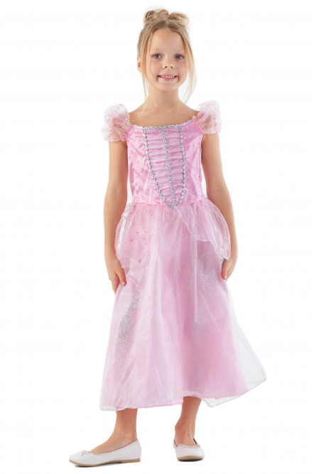 Детское розовое платье принцессы