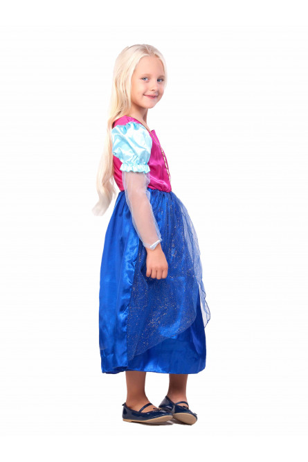 Детское розово-синее платье принцессы