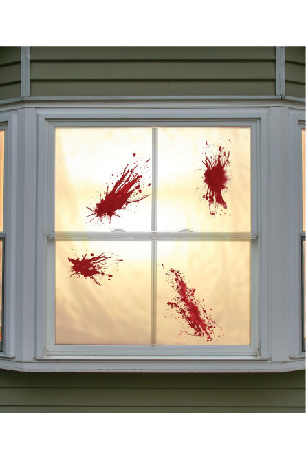 Наклейка на окно Пятна крови