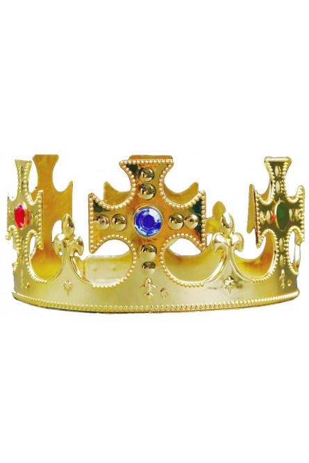 Детская золотая корона с камнями