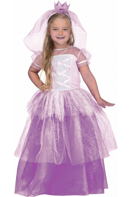 Детский костюм Принцессы в фиолетовом платье