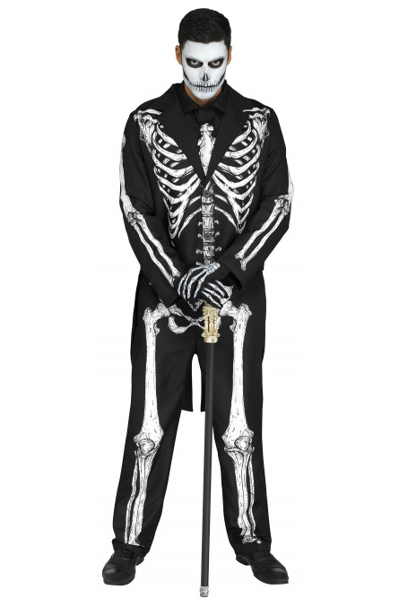 Взрослый костюм Мистера Скелета