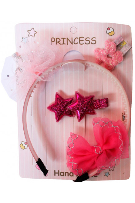 Детский розовый набор принцессы