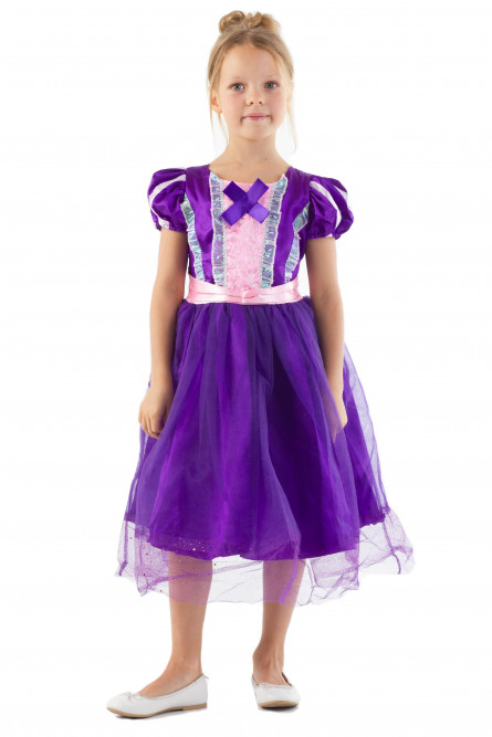 Фиолетовое платье принцессы Рапунцель