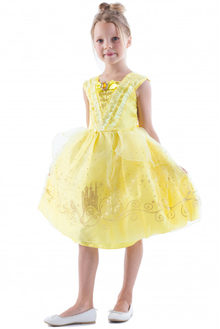 Платье принцессы Бэлль для девочки