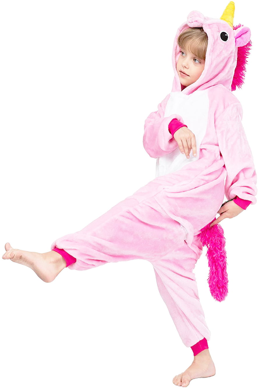 Пижама кигуруми розовый Единорог