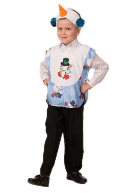 Детский костюм веселого Снеговичка