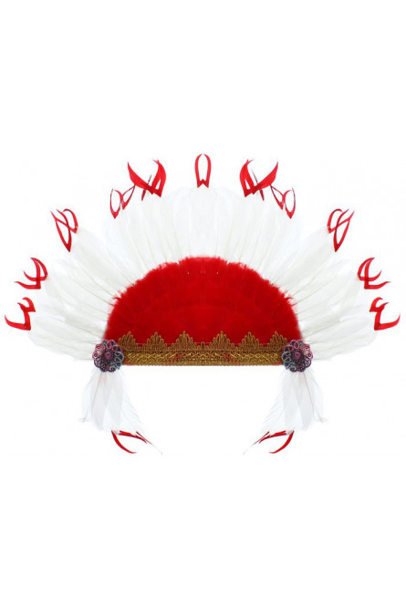 Карнавальный головной убор индейца