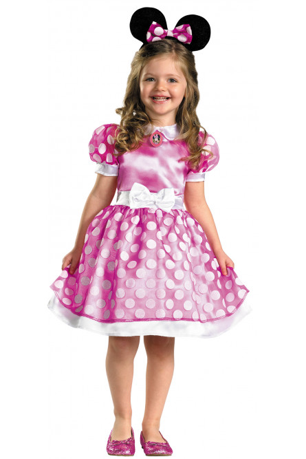 Детский костюм Минни Маус в розовом