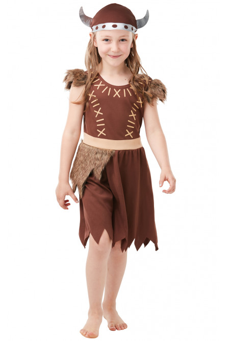 Детский костюм девочки Викинга
