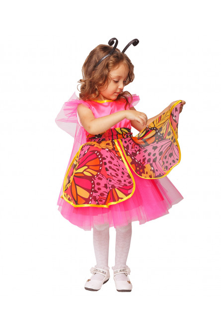 Детский костюм розовой Бабочки