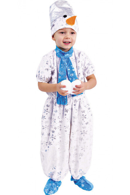 Детский костюм Снеговика в комбинезоне