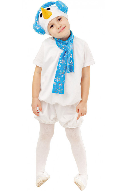 Детский костюм Снеговика с шарфом