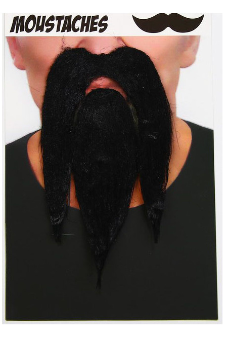 Карнавальный набор борода с усами