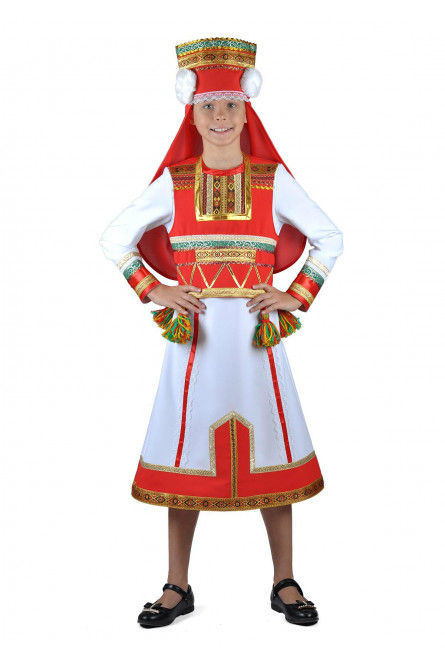 Мордовский национальный костюм для девочек