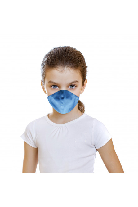 Детская защитная синяя маска