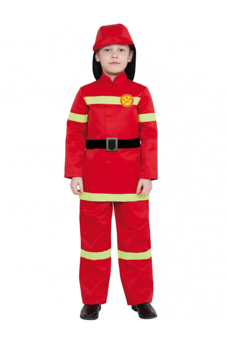 Детский костюм Пожарного в красном