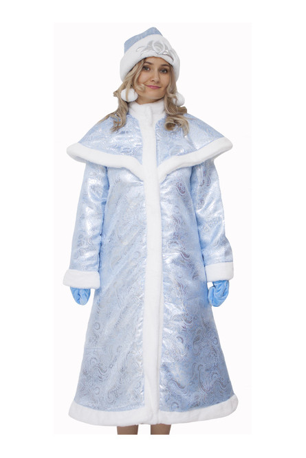 Взрослый костюм Царской Снегурочки в голубом
