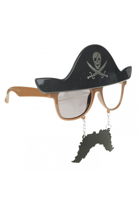 Карнавальные очки Пират с усами