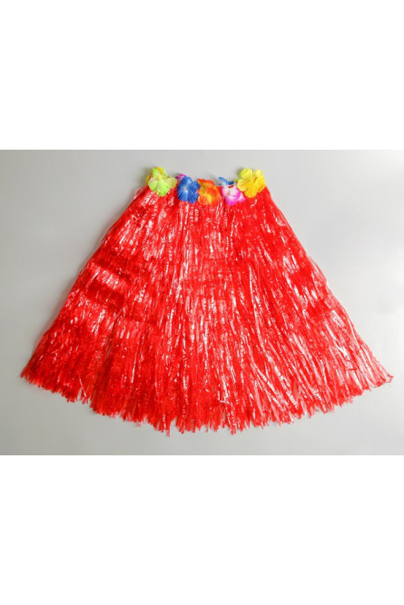 Гавайская красная юбка