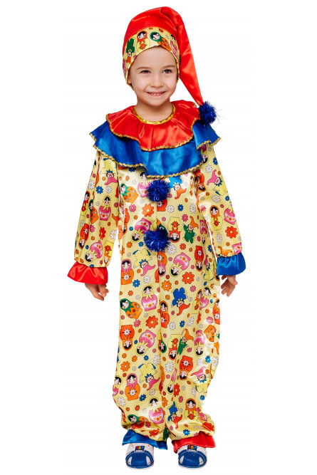 Детский костюм праздничного Скомороха