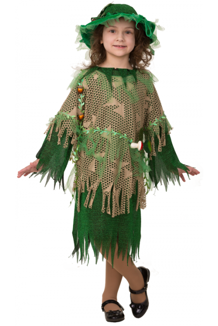 Детский костюм зеленой Кикиморы