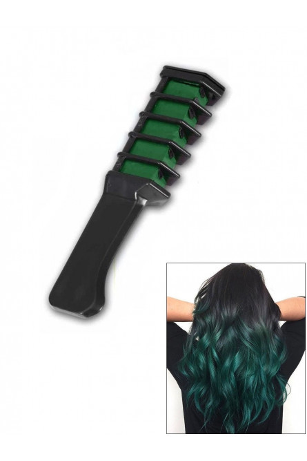 Зеленый мелок для волос