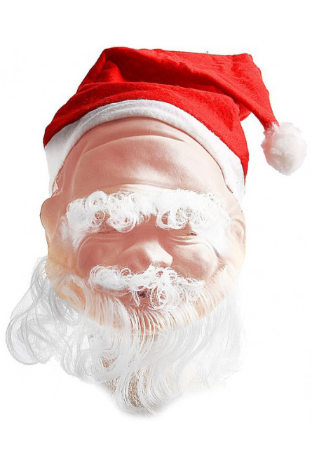 Латексная маска Деда Мороза