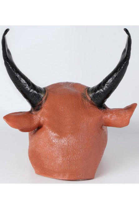 Латексная маска быка