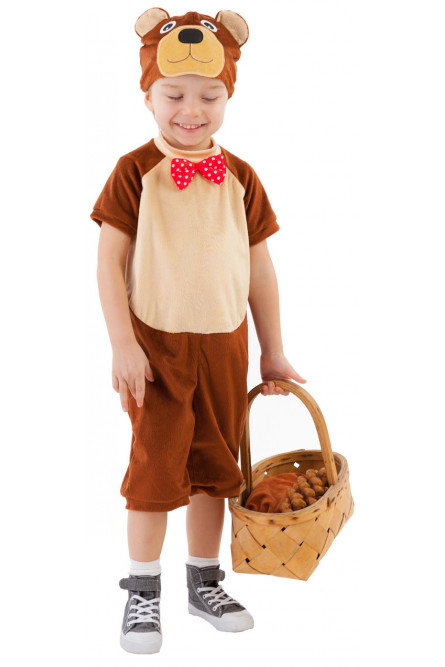 Детский костюм коричневого Медведя