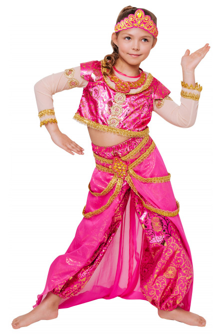 Детский костюм Восточной принцессы в розовом