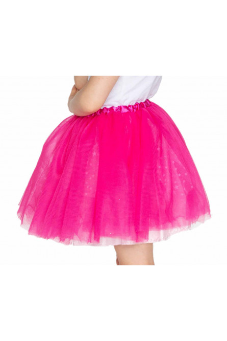 Детская розовая туту юбка