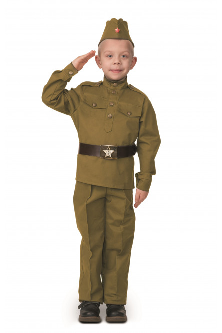 Детский костюм солдата хлопковый