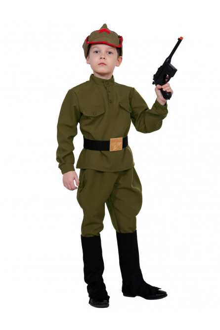 Детский костюм Красноармейца с пистолетом