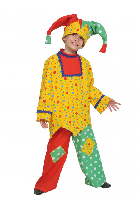 Детский костюм озорного Скомороха