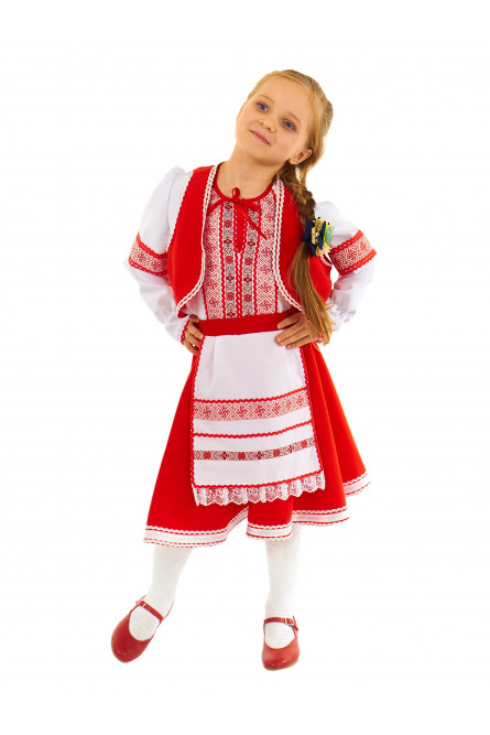 Детский костюм белорусской девочки
