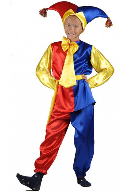 Детский карнавальный костюм Скоморох