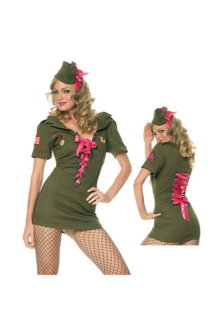 Эротический костюм для взрослых военная