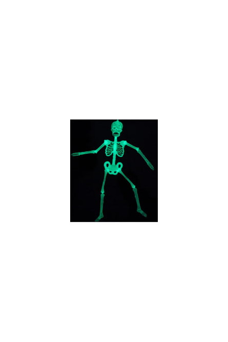 Набор из частей скелета Хэллоуин зеленый