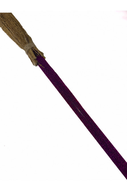 Метла Бабы-Яги фиолетовая