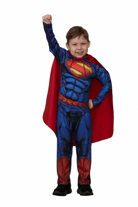 Детский карнавальный костюм Супермэн с мускулами