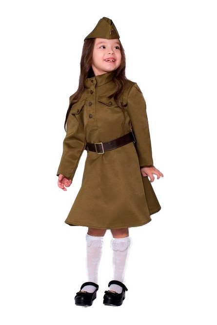 Карнавальный костюм солдаточки детский