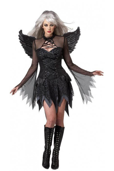Карнавальный костюм черного ангела
