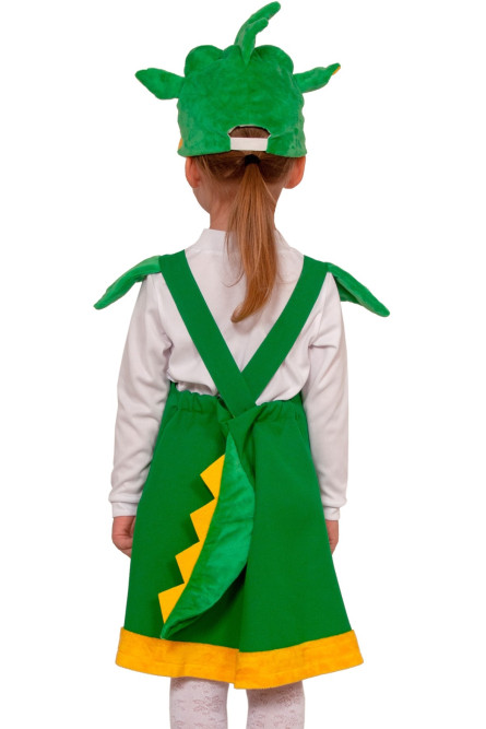 Детский костюм "Дракоша зелёная"