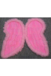 Крылья розовые 60 см
