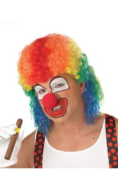 Парик клоуна разноцветный