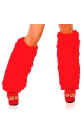 Красные длинные накладки на сапоги
