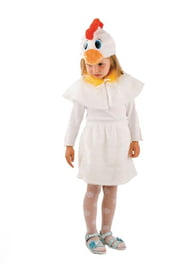 Детский костюм белой курочки