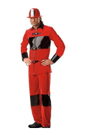 Красный костюм пожарника