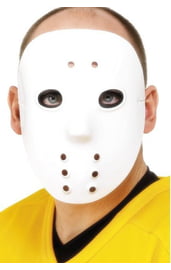 Белая хоккейная маска